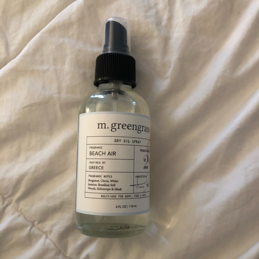 M. Greengrass. Beach Air. Dry Oil Spray. 4oz. New